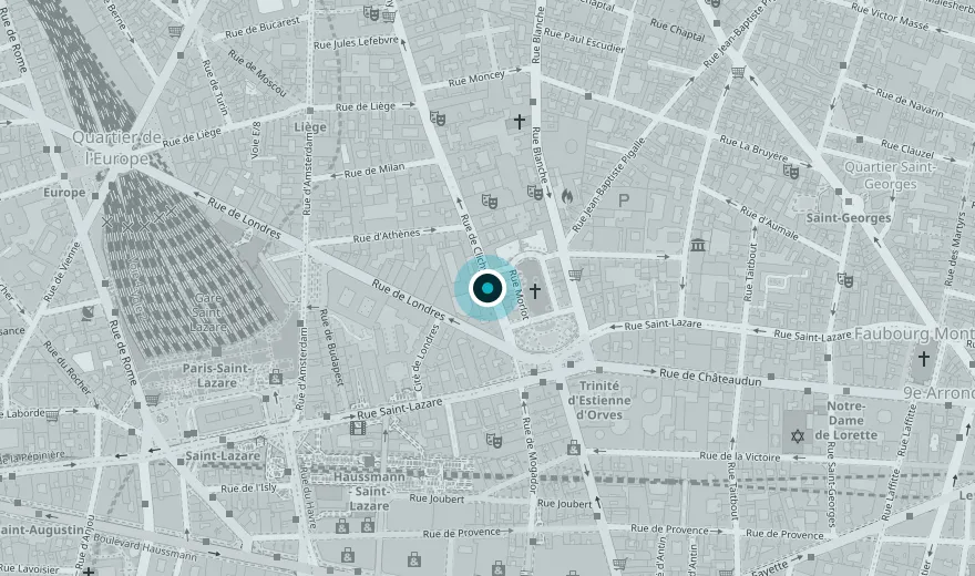 Plan d’accès à l’agence de Paris 9e